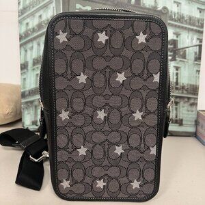 Coach CO929 Sullivan Pack In Signature Jacquard With Star Embroidery